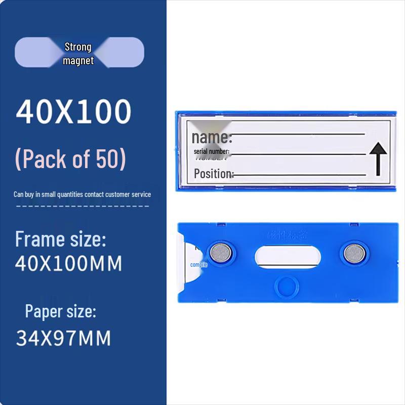 

Magnetic Warehouse Shelf Labels