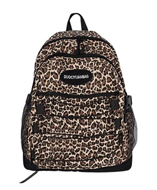 Backpack for for commuting to work or large stylish for both men and leopard Christmas gift [Tokohana] women, school, lightweight, A4, capacity,