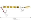 MAKI JIG JET 60g #77 Zebra Red Gold Glow - Metal Jig Lure with Rear Blade for Saltwater Fishing