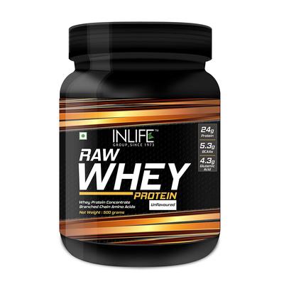 Raw Protein Concentrate Unflavored (500 G), Raw Whey Protein,