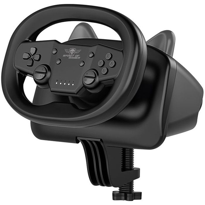 Volant De Course - Spirit Of Gamer - Race Wheel Pro - Sans Fil - 270° De Rotation - Multi-plateforme