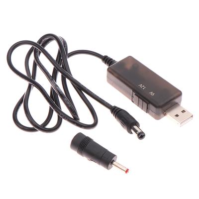 1 Set Netzteil/Ladegerät/Stromwandler USB-Boost-Wandler DC 5V auf 9V 12V USB-Aufwärtswandler-Kabel mit 3,5-mm-Stecker