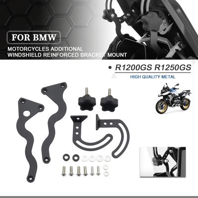 R1200GS Adventure 13-23 Windshield Support Holder Windscreen Strengthen Bracket Kits for BMW R1250GS R 1200GS LC/ADV 2014 - 2025