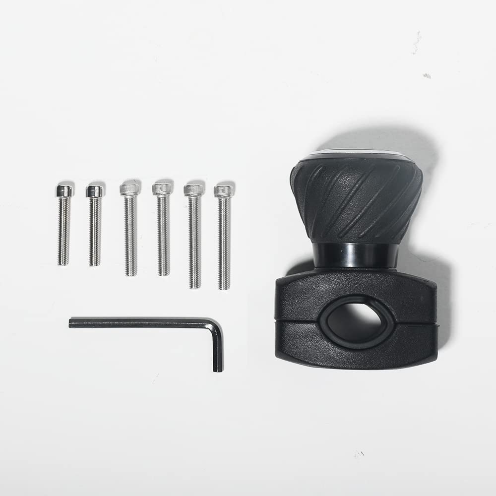 Banseko Steering Wheel Spinner Car Power Universal Fit for Lawn and More Knob, Handle, Cars, Trucks, Tractors, Mowers, Forklifts, Buses,