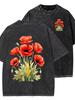 Ladies Watermelon Summer Doublesided Tshirt Top Round Neck Plus Size Casual Short Sleeved Street Couple Tshirts