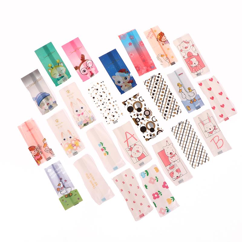 200Pcs Nougat Sugar Plastic Bags Peanut Candy Wrappers Handmade Candy Wrapping Bakery Decoration Packaging Bags