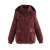 2025 Women's Short Cotton-Padded Jacket: New Korean Style, Fashionable Thick Bread Coat for Winter Outerwear.