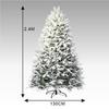 Christmas Automatic Encryption Flocking Snowfall Tree - Pure PE Commercial Decoration