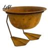 Outdoor Plant Container Metal Bird Foot Planter Bowl Vintage Chicken Duck Paw Base Small Succulents Modern Stand Pot Rustproof Flowerpot for