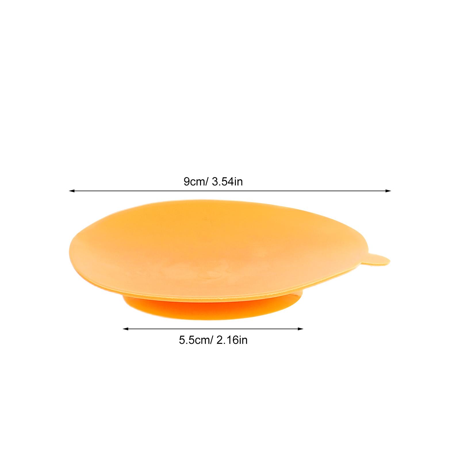 6Pcs Baby Tableware Mat Non-Slip Silicone Suction Placemat Double-Sided Sucker Pads for Plates Bowls Cups Toddler Dining 9X5.5X1CM