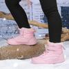 High-top Kids Cotton Shoes Plush Warm Snow Boots Boys Girls Winter Outdoor Hiking Sneakers Waterproof Non-slip