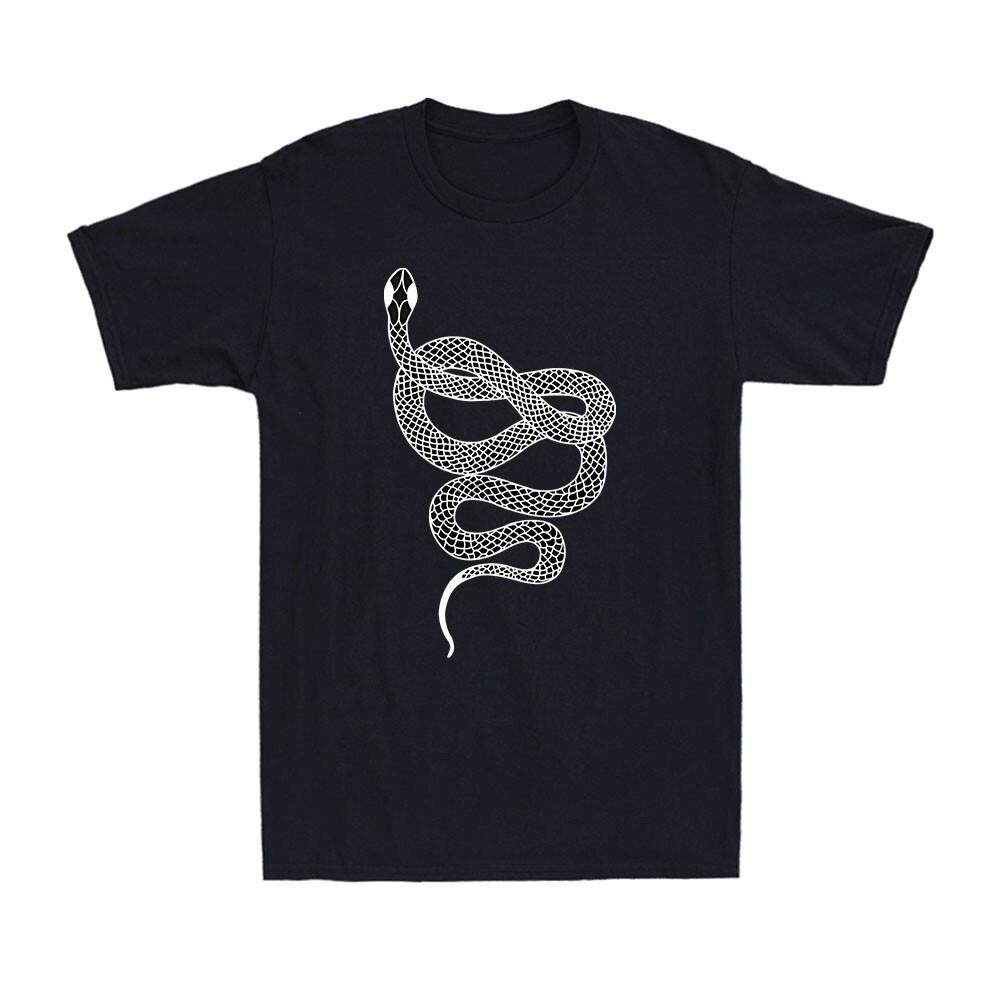 Snake Art Shirt Serpent Tattoo Graphic Animal Wildlife Men s T-Shirt M