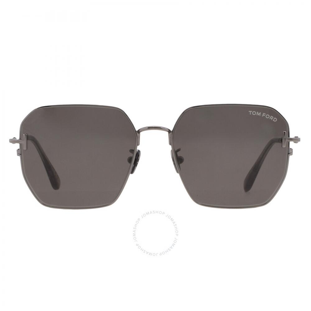 

Tom Ford Солнцезащитные очки унисекс с геометрическим рисунком FT0967 K 08A 56