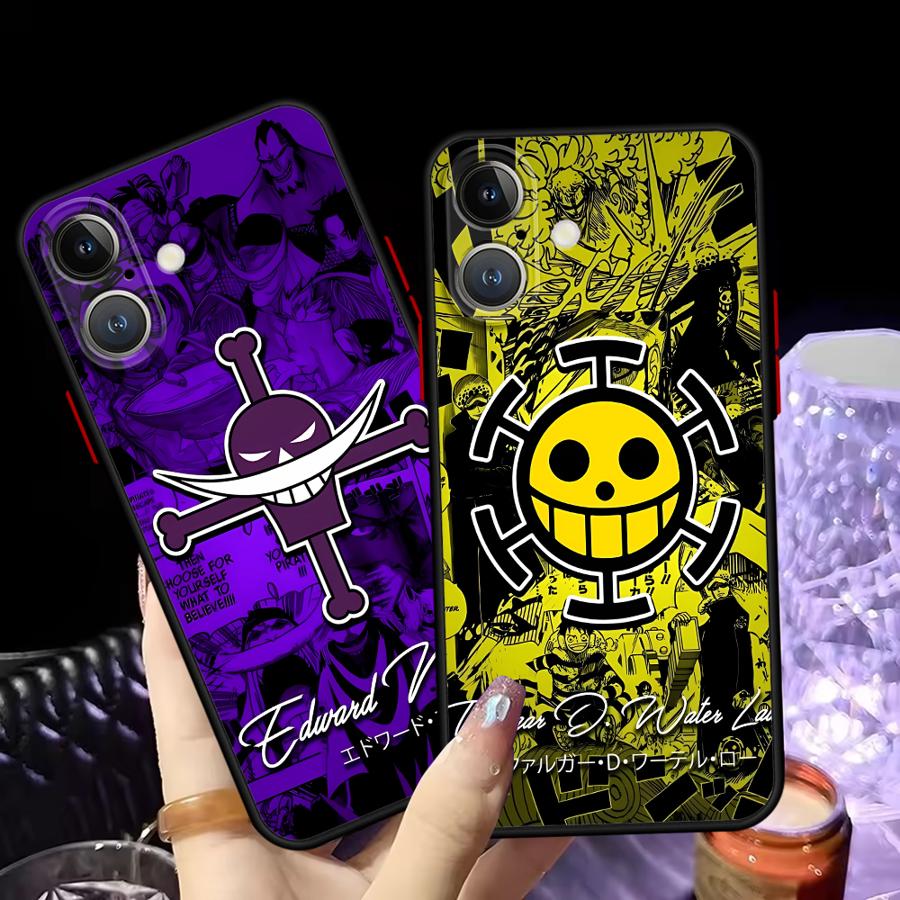 Anime O-One Pieces Back Phone Cover Case for iPhone 15 Plus 13 Mini 12 16e 17 Air XS 14 11 16 Pro Max 7 8
