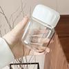 1 Transparent Mini Portable Cute Water Cup, Suitable for Water, Coffee, Milk,durable Plastic Material, Portable Water Bottle,cup