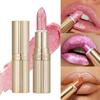 Shiny Metal Glitter Lipstick SAM SUGAR Pearlescent Lustre Velvet Lip Balm Non Grainy Hydrating Long Lasting Shimmery Lips Cosmetics for Women