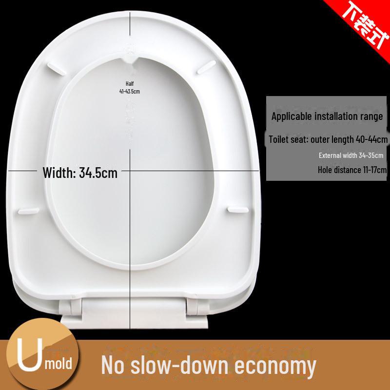 

Потовщена кришка сидіння для унітазу UVO з повільним закриттям для дому