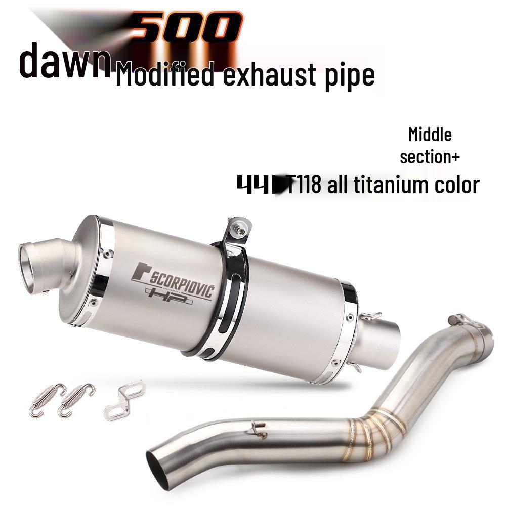 Xiao 500 Exhaust Mid-Section Connector: Non-Destructive, Direct Install