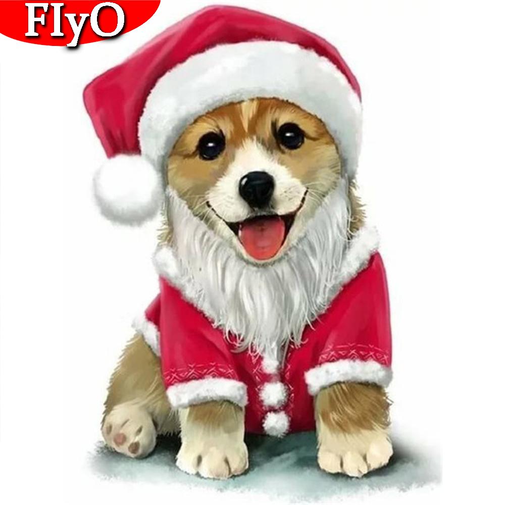 Diamond Painting Full Round Diamond Embroidery Animals Picture 5D Diy Mosaic Rhinestone Home Decoration