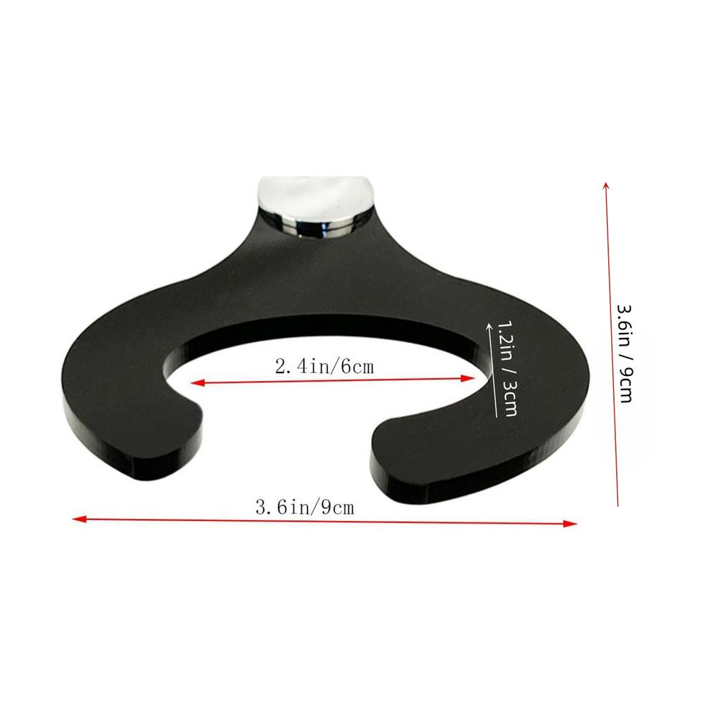 

Акриловая подставка для дисплея Регулируемое настенное крепление для катаны, реквизит для ролевых игр, компактный держатель для палочек для дома, гостиной, спальни чёрный