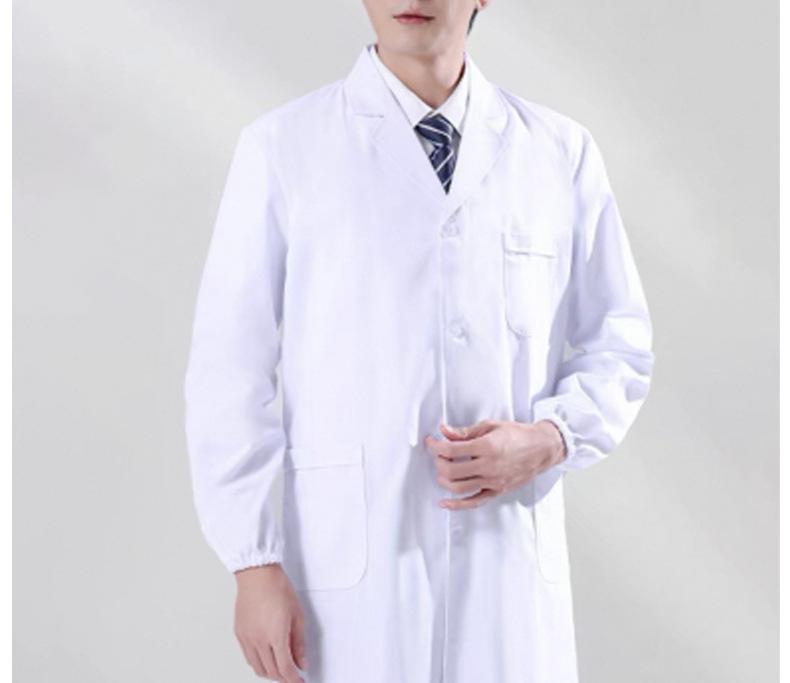 Unisex White Coat for Doctors, Students, and Laboratory Professionals - Long and Short Sleeve Options