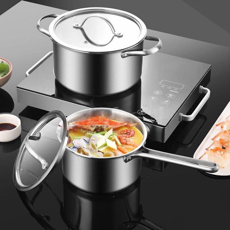KABACH Stainless Steel 2-Piece Pot Set
