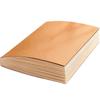 A4 Kraft Paper Straight Spine Notebook, Thickened A5, Retro Style for Junior and High School Students & Office Use