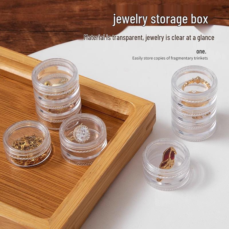Mini Portable Jewelry and Cosmetic Organizer Box for Accessories