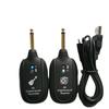 Gitarren-Wireless-System-Sender-Empfänger. Eingebauter, wiederaufladbarer, kabelloser Gitarren-Sender