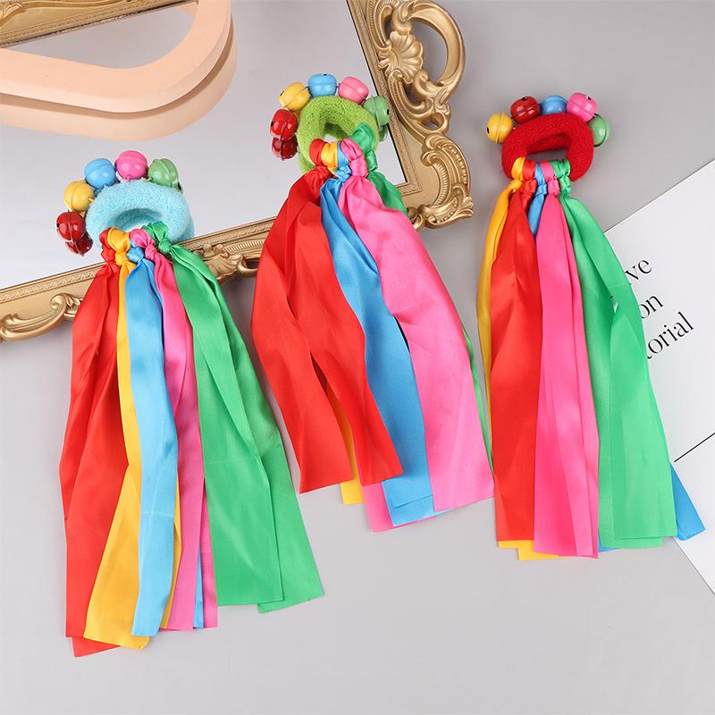 1 buc panglică pentru încheietura mâinii pentru sporturi de echipă pompon majorete meci mare pom club dans props brățară elastică cu frânghie elastică