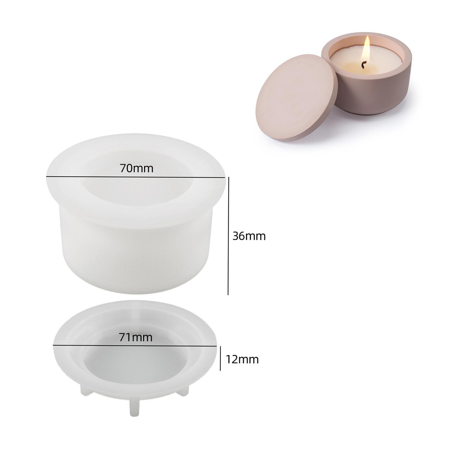 Candle Container Silicone Mold, Aromatherapy Candle Production, Gypsum/ornament Production, Dropper Container Production