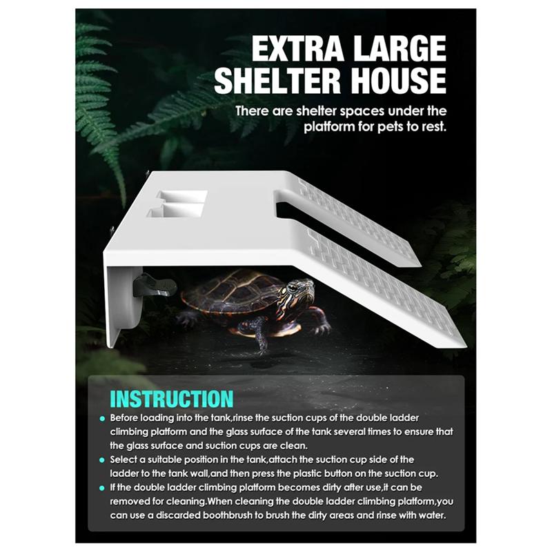 Practical-Turtle Sunbathing Platform Turtle Bathing Platform For Aquatic Reptiles And Amphibians