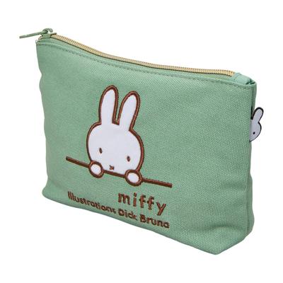 Embroidered Canvas Mini Travel Miffy Mint Miffy Face [Sifre] Pouch, Pouch, Pouch, B312.