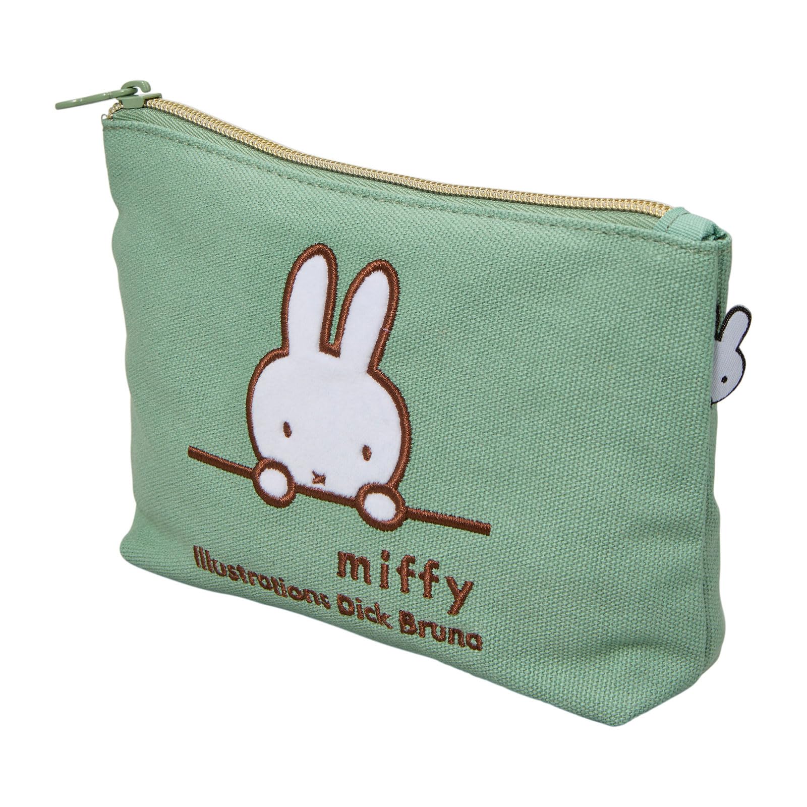 

Embroidered Canvas Mini Travel Miffy Mint Miffy Face [Sifre] Pouch, Pouch, Pouch, B312.
