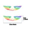 Car Styling 3D Angel Wing Colorful Laser Emblem Trunk Windshield Hood Stickers For Chevrolet Sail Cruze Corvette Trax Aveo Spark