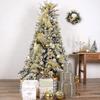 10Pcs Artificial Christmas Flower Xmas Tree Decoration Festival Party Supplies