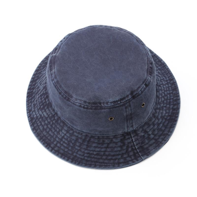 Bucket Hat Cotton Washed Denim Basin Hat Sun Protection Sunshade Sports Leisure Versatile Couple Sun Hat