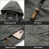Giacca a vento Uomo Giacca Tattica Impermeabile Outdoor Cappotto con Cappuccio Sport Militare Taglia Europea S-5XL Campo Arrampicata Capospalla Leggero