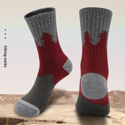 Men Women Autumn Winter Warmer Camping Hiking Socks Merino Wool Soft Outdoor Sport Crew Running Cycling Thicken Socks Breathable