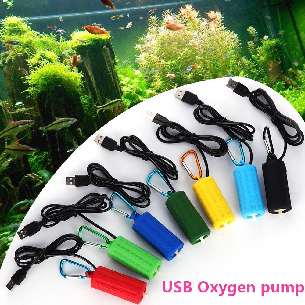 Super Quiet Mini Aerator Air Pump Fish Tank Aquatic Animals Supplies USB Aquarium Oxygen Pump