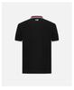 100% Cotton Men's Short Sleeve Polo Shirt with Color Contrast and Embroidery