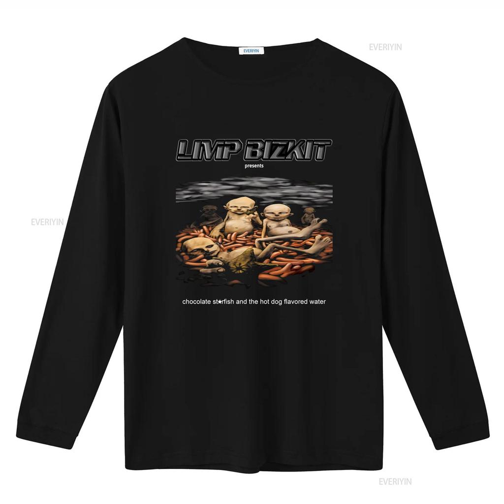 Limp Bizkit Chocolate Starfish And The Hot Dog Flavored Water T Shirt Vm7825 vintage Washed streetwear Stretched Stylish homme