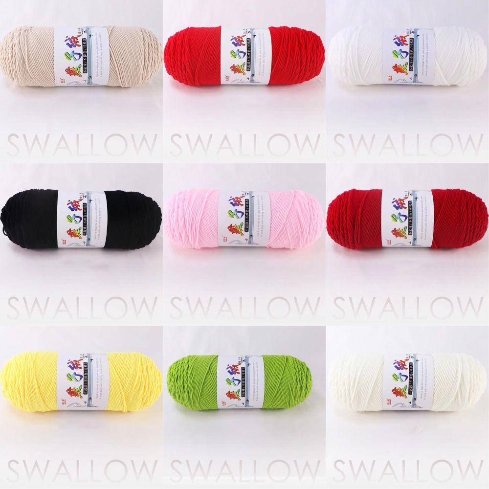 200g/pc Knitting Wool Milk Cotton Yarn Cotton Wool Thread  For Scarf Coat Baby Blanket DIY