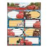 School Labels - Disney - Cars - 16 Labels - Boy - Red