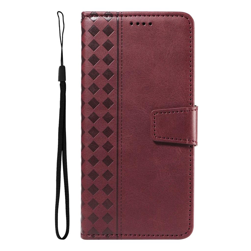 Leather Wallet Flip Case For Samsung Galaxy A57 A37 A56 A36 A26 A55 A35 A54 A34 A25 A24 A23 4G 5G Card Holder Cover Diamond Embossed