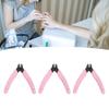 3pcs Stainless Steel Cuticle Cutter Automatic   Anti Slip Rhinestone Remover Cuticle Nippers Trimmer