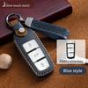 New Genuine Leather Auto Key Fob Cover Case Fit For Vw/Volkswagen Cc Passat B6 B7 Passat 3C Cc Maogotan R36 B5 B7L Protector Automotive Auto
