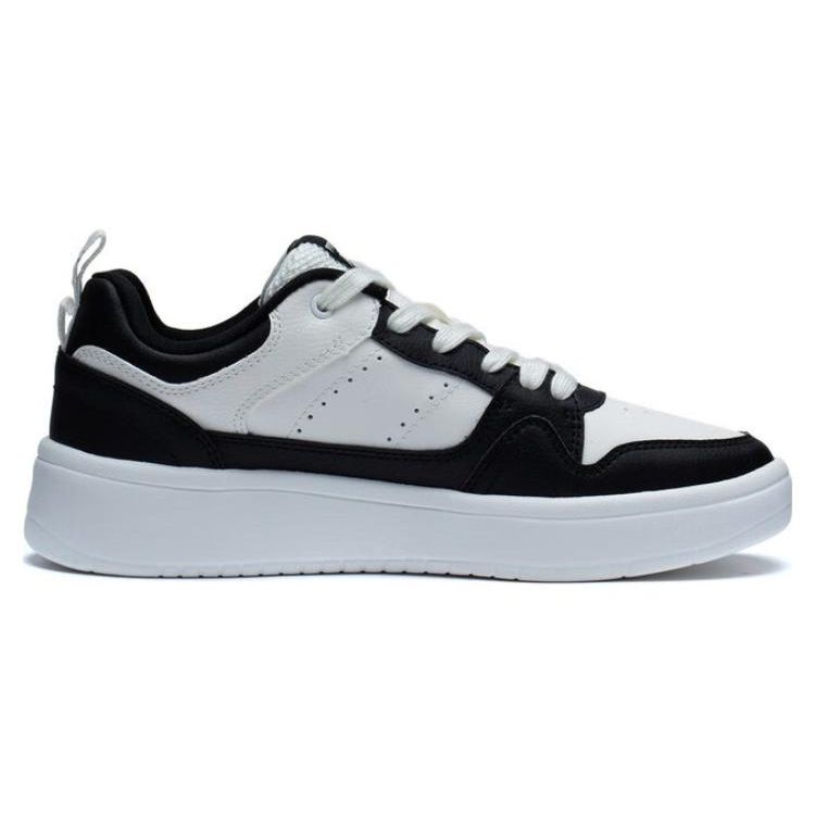 Li Ning Xingchu 2.0 Fashion Non-Slip Wear-Resistant Low-Top Skate Shoes Women Sneakers White Black AGCT338-1