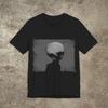 Skinny Bob Alien Graphic Tee, Ufologist Print Shirt