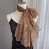 Retro Women's Lace Scarf Shawl Elegant Sunscreen Shawl Fashion Veil Shawl  for Women